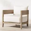 Nordic Outdoor Sofa Set Living Room Waterproof Sun Protection Terrace Villa Solid Wood Garden Leisure Furniture