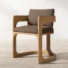 Outdoor Leisure Teak Tables and Chairs Courtyard Terrace Solid Wood Dining Table Combination Hotel Villa High-end Simple Do Old
