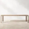 Outdoor Leisure Teak Tables and Chairs Courtyard Terrace Solid Wood Dining Table Combination Hotel Villa High-end Simple Do Old