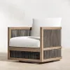 Outdoor Teak Sofa Set-Waterproof Durable Modern Design for Villa Courtyard Hotel Terrace Living Room Dining