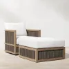 Outdoor Teak Sofa Set-Waterproof Durable Modern Design for Villa Courtyard Hotel Terrace Living Room Dining