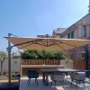 Premium Foldable Lightweight Waterproof UV Blocking Sun Umbrella for Poolside Lounge Deck Hotel Outdoor Use