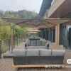 Premium Foldable Lightweight Waterproof UV Blocking Sun Umbrella for Poolside Lounge Deck Hotel Outdoor Use