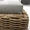 Premium Modern Portable Wicker Chaise Lounge Set with Cushions for Outdoor Pool Park Villa Use