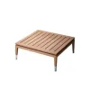 Rustic Teak Sofa Set Modern Design Waterproof Rust Proof Durable Eco-Friendly Outdoor Furniture for Garden Hotel Villa