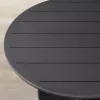 Scandinavian Aluminum Patio Dining Table Set Luxury Garden Furniture Weatherproof Outdoor Restaurant