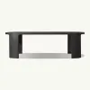 Ultra-Modern Aluminum Outdoor Dining Set Rustproof Metal Garden Furniture Set for Luxury Resort