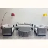 Villa Hotel Garden Modern Eco-Friendly UV Resistant Waterproof Aluminum Outdoor Sofa Set for Courtyard and Living Room