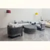 Villa Hotel Garden Modern Eco-Friendly UV Resistant Waterproof Aluminum Outdoor Sofa Set for Courtyard and Living Room