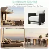 Villa Modern Aluminum Outdoor Sofa Set-Eco-Friendly Waterproof Luxury Living Room Garden Furniture for Hotel Patio