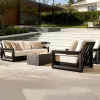 Villa Modern Aluminum Outdoor Sofa Set for Living Room Luxury Hotel Patio Garden Use-Waterproof Eco-Friendly