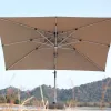 Water Resistant Foldable Lightweight Aluminum Outdoor Pergola Umbrella with Ventilation