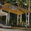 Water Resistant Foldable Lightweight Aluminum Outdoor Pergola Umbrella with Ventilation