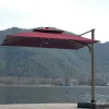Water Resistant Foldable Lightweight Aluminum Outdoor Pergola Umbrella with Ventilation