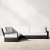 Weatherproof Aluminum Outdoor Corner Sofa Set Modern Garden Sectional Furniture for Luxury Resort Terrace and Pool Area