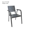 Wholesale Modern Durable Aluminum Alloy Outdoor Dining Table and Chair Set for Park Villa Courtyard Hotel Living Room Use