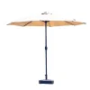 2.7m Foldable Waterproof Cantilever Sun Umbrella for Outdoor Furniture Use in Hotels Hospitals