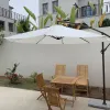 2.7m Foldable Waterproof Cantilever Sun Umbrella for Outdoor Furniture Use in Hotels Hospitals
