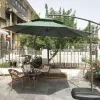 2.7m Foldable Waterproof Cantilever Sun Umbrella for Outdoor Furniture Use in Hotels Hospitals