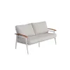 All Weather Hotel Balcony Furniture Outdoor Sofa Single Aluminum Garden Sofa Modern Sofa Garden Outdoor Furniture