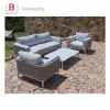 Aluminum Outdoor Furniture Garden Sofa Set Hotel Patio Sofa Aluminum Outdoor Sofa
