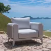 Aluminum Outdoor Furniture Garden Sofa Set Hotel Patio Sofa Aluminum Outdoor Sofa