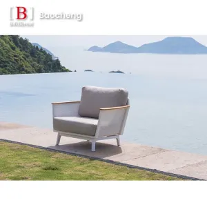 Aluminum Outdoor Furniture Stylish Garden Sofa Set Patio Waterproof Outdoor Sofa Setluxury Hotel Furniture Set