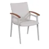 Aluminum Patio Dining Table and Chair Outdoor Furniture Dining Set for Courtyard