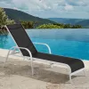 Aluminum Sunbed Furniture Outdoor Beach Poolside Sun Lounger Chaise Lounge Chair for Sale