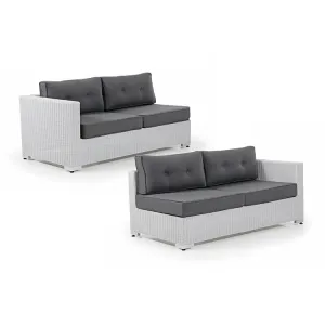 Ambon Luxury Garden Sofa Set Hotel Modern Aluminium Outdoor Sofas Sofa Waterproof Sunproof