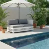 Ambon Modern Weather-Resistant Aluminium Outdoor Furniture Hotel Patio Sofa Set for Garden