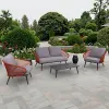 Aomori Modern Leisure Classic Outdoor Furniture Single Garden Sofa Aluminum 2-seater Sofa