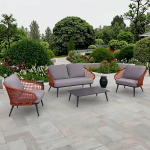 Aomori Modern Leisure Classic Outdoor Furniture Single Garden Sofa Aluminum 2-seater Sofa