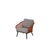 Aomori Modern Leisure Classic Outdoor Furniture Single Garden Sofa Aluminum 2-seater Sofa