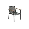 Asad Modern Outdoor Dining Set Durable Teak Restaurant Tables and Chairs for Garden Use