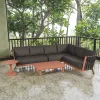 Bannan Modern Outdoor Aluminum Patio Sofa Set Sturdy Powder Coated Garden Furniture for Poolside Resort Villa Courtyard