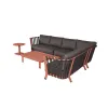 Bannan Wholesale Latest Design Style Modern Aluminum Outdoor Patio Sofa Garden Furniture Set