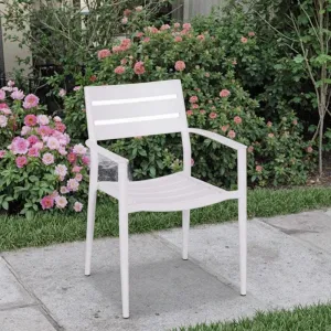 Comfortable Aluminum Garden Chair Durable Chaise Coffee Chair for Patio Balcony Park