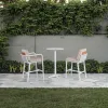 Couture Resort Hotel Modern Outdoor Dining Set High Bar Chair and Table for Villa Use