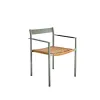 DK Modern Outdoor Dining Table Set Aluminium Patio Furniture for Villa Garden Restaurant Tables and Chairs