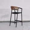 Durable Rattan Bar Chair for Courtyard Villa Counter Outdoor bar Chair