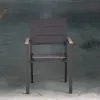 Factory Direct Custom Patio Simple Style Garden Chairs Balcony Teslin Chair Outdoor Dining Chair