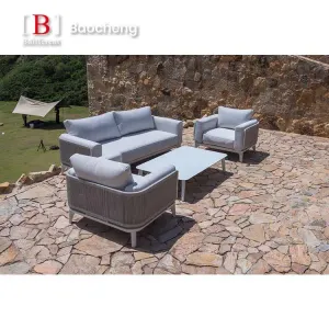 Fast Shipping Garden Outdoor Furniture Sofa Set Beaches Modern Sofa Luxury Couches Set