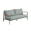 France Style Balcony Garden Single Seats Outdoor Furniture Sofa Aluminum Garden 3-seater Sofas