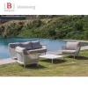 Luxury Aluminum Sofa Set for Outdoor Garden Patio Poolside-Modern Design Style