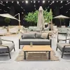 Hot Sale Luxury Modern Aluminum Patio Garden Outdoor Furniture Sofa Set for Park Use