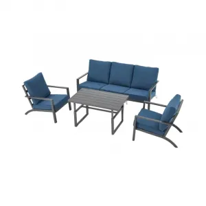 Hot Seller Modern Design Aluminum Veranda Furniture Outdoor Garden Sofas Set for Patio Terrace Balcony Backyard