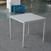 Hot Selling Luxury Modern Convertible Square Patio Dining Table for Restaurant Terrace Courtyard