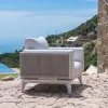 Hot Selling Modern Outdoor Dining Sofa Set Waterproof Patio Garden Beach Furniture