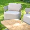 Hot Selling Patio Garden Outdoor Furniture Sofa Sets Modern Teak Sofa Waterproof Sofa Set